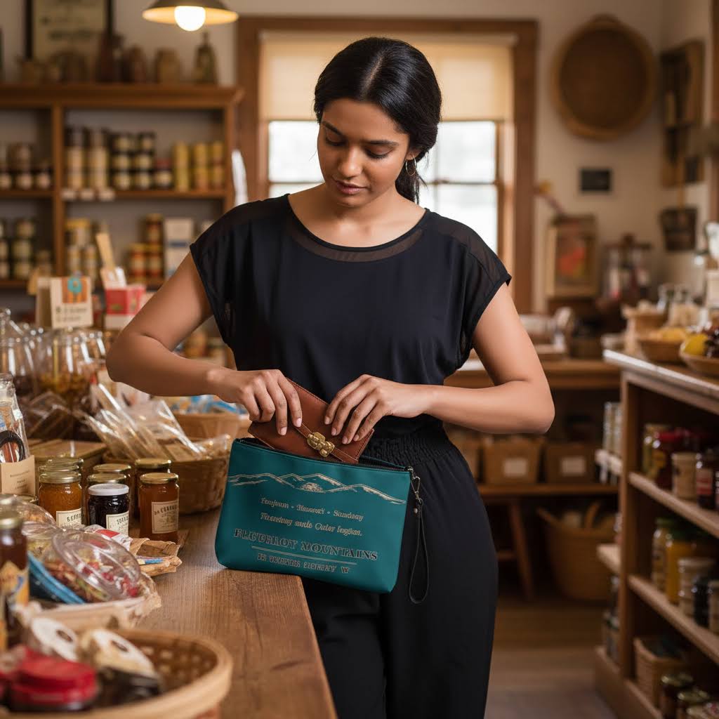Quiet Coordinates Vegan Leather Crossbody