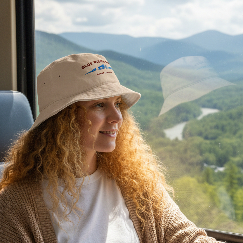 Organic Bucket Hat | Blue Ridge Bound Horizon