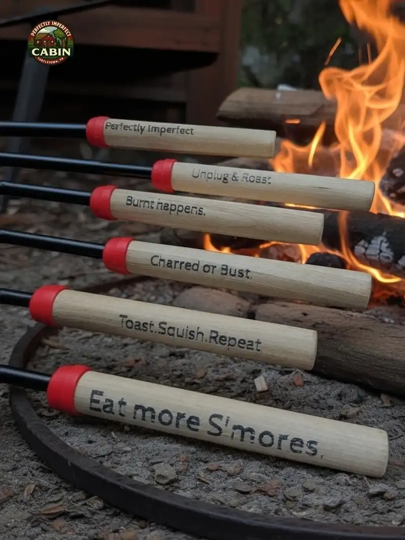 Campfire Vibes Roasting Sticks (6-Piece Set) - Cherokee National Forest Gear