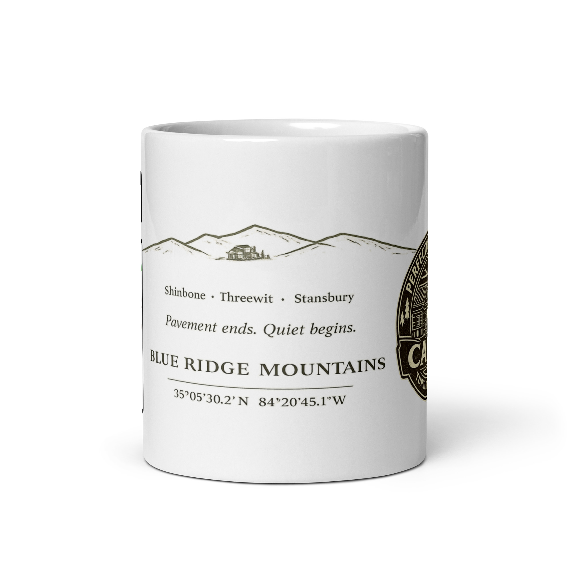 Blue Ridge Mountains Nudge Mug