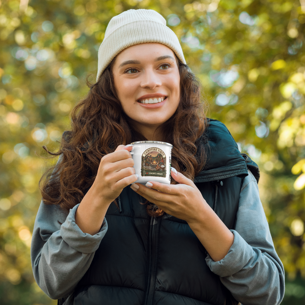 Campfire Vibes Camp Mug | S'mores Night