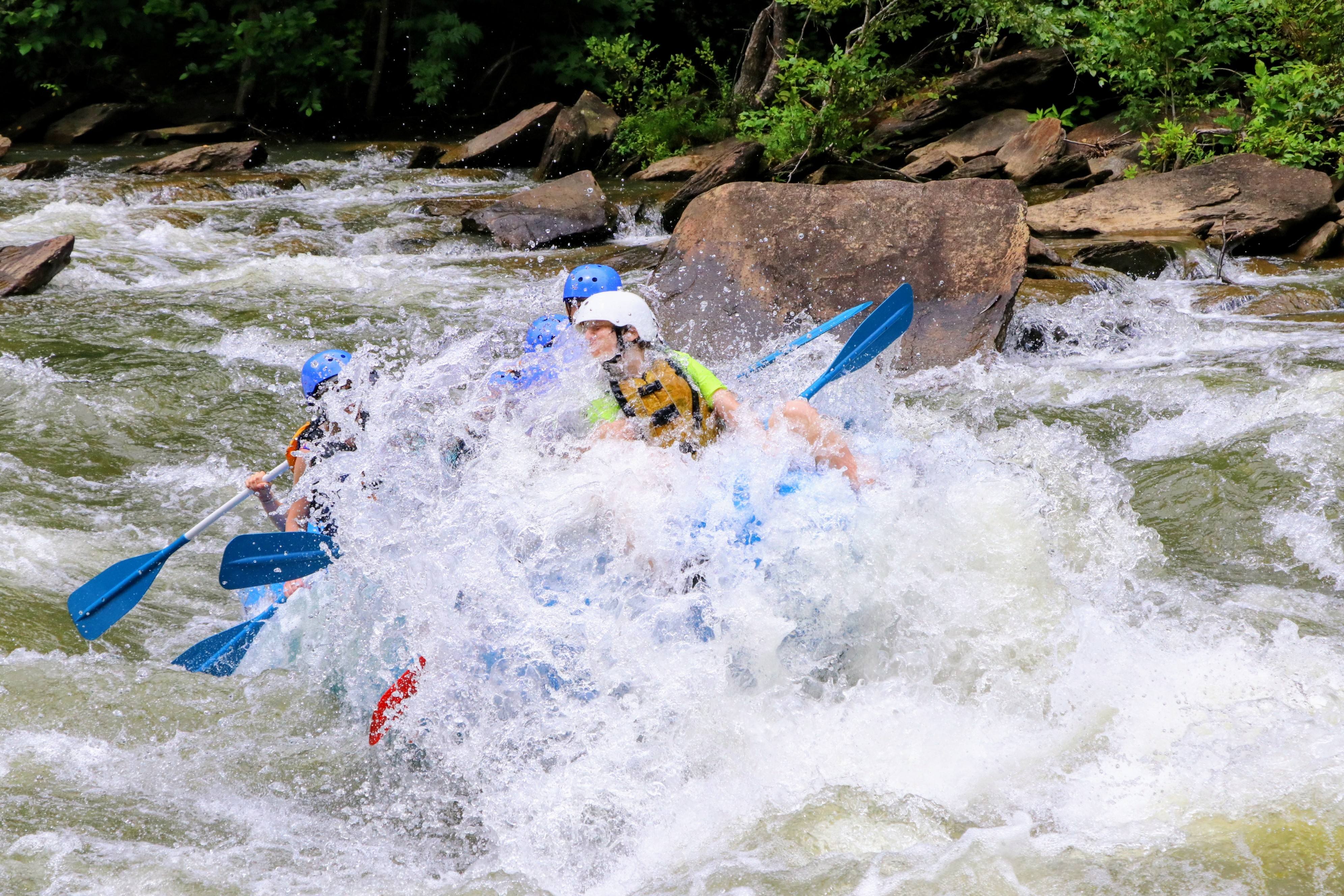Whitewater rafting on the Ocoee River near Turtletown TN